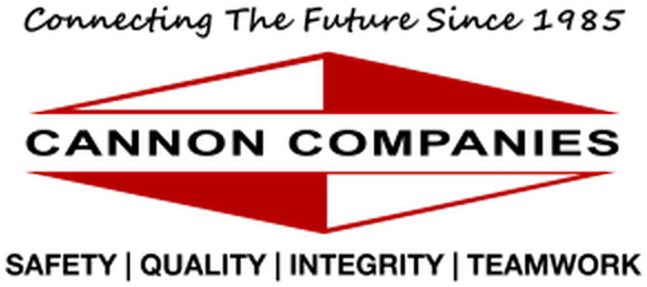 Cannon Companies logo, Connecting The Future Since 1985