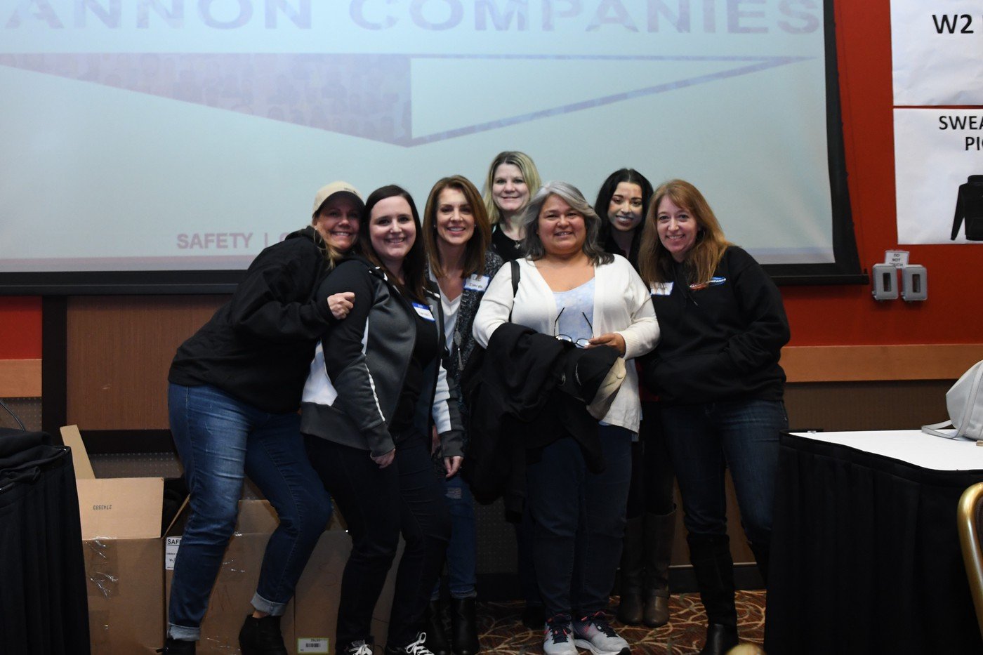 Office staff at the Kick Off